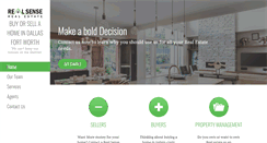 Desktop Screenshot of dfwrealtysense.com